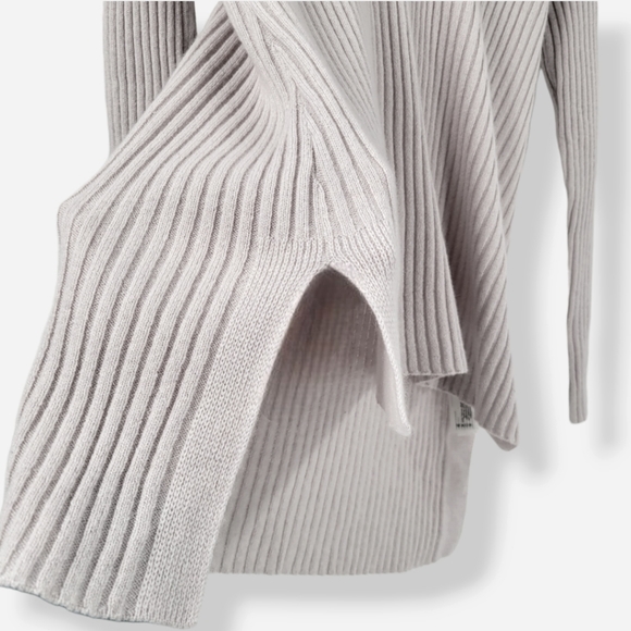 EILEEN FISHER Italian Cashmere Tunic Sweater Chalk - Picture 10 of 15